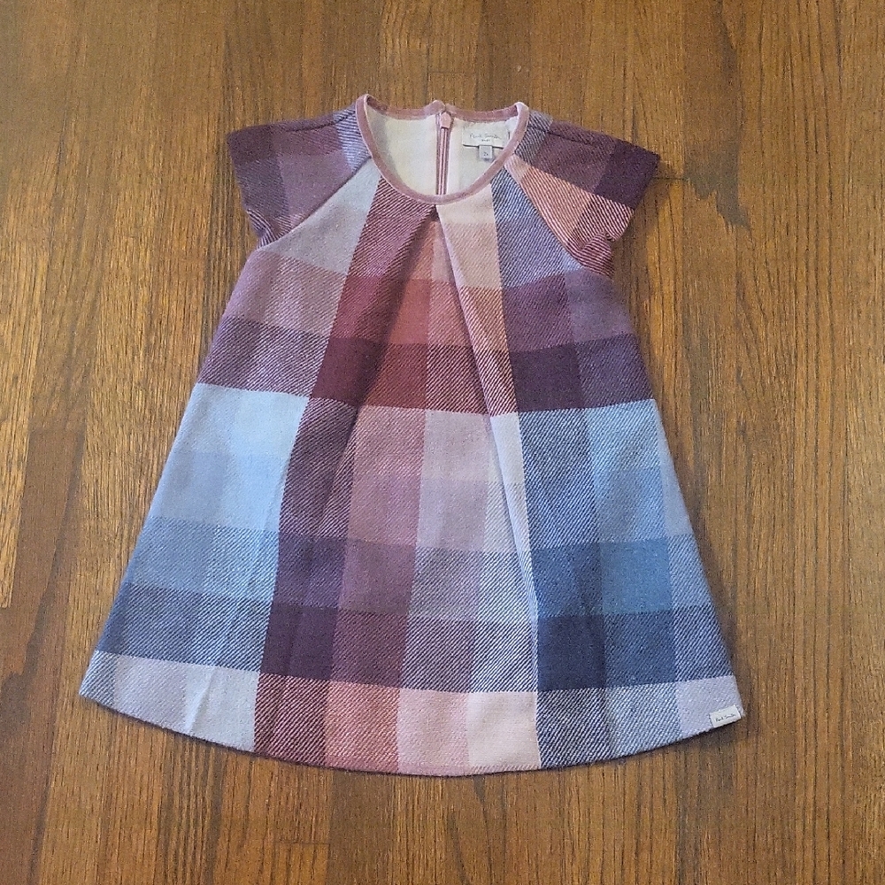 Paul Smith Kids Plaid Dress in Pink and Blue